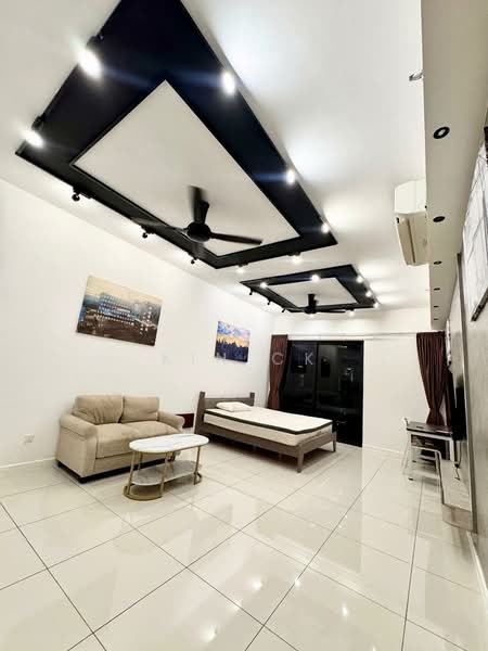 Servis Apartment untuk Disewa di Chambers - Kin CK - Living Room - PropertyGuru.com.my