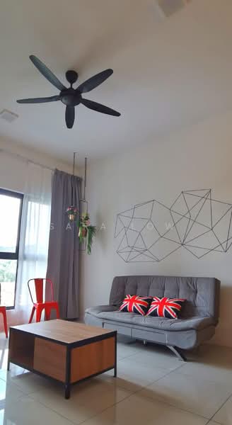 Servis Apartment untuk Disewa di Le Pavillion - Sara Low - Living Room - PropertyGuru.com.my