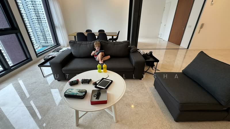 Service Residence for Rent at WANGSA 9 RESIDENCY - Puteri Ellysha - Living Room - PropertyGuru.com.my