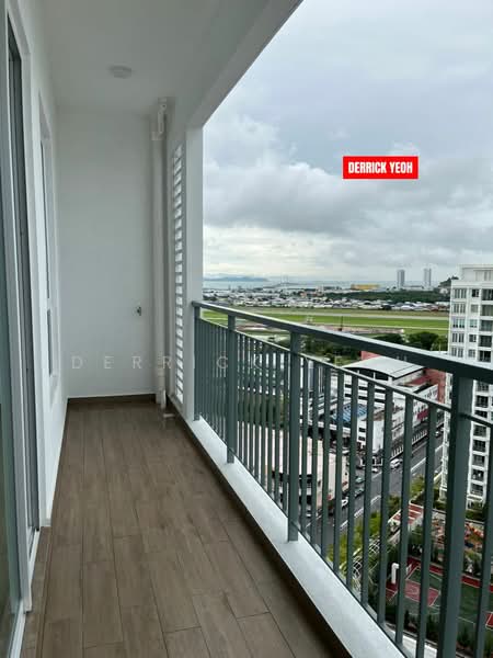 Kondominium untuk Disewa di Lucerne Residences - Derrick Yeoh - Balcony - PropertyGuru.com.my