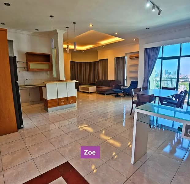 Kondominium untuk Disewa di Tanjung Park Condominium - Zoe Liau - Living Room - PropertyGuru.com.my