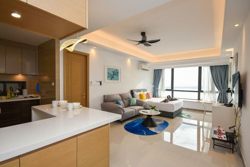 Servis Apartment untuk Dijual di R&F Princess Cove Phase 1 - Xin Yi - Living Room - PropertyGuru.com.my