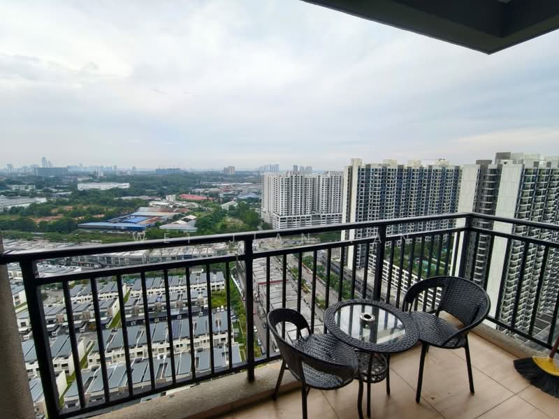 Kediaman Servis untuk Disewa di Country Garden Central Park - Wei Jian Tan - Balcony - PropertyGuru.com.my