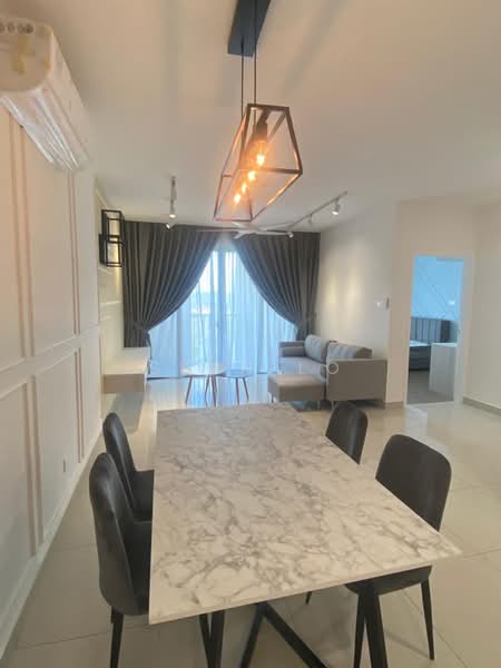 Service Residence for Sale at AraTre' Residences - Sean Lo - Living Room - PropertyGuru.com.my