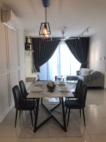 Service Residence for Sale at AraTre' Residences - Sean Lo - Living Room - PropertyGuru.com.my