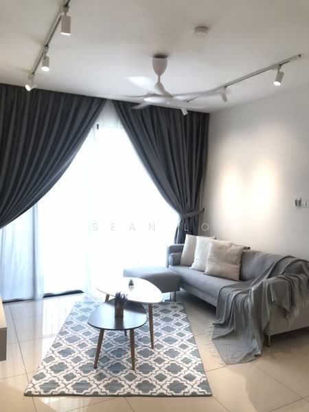 Service Residence for Sale at AraTre' Residences - Sean Lo - Living Room - PropertyGuru.com.my