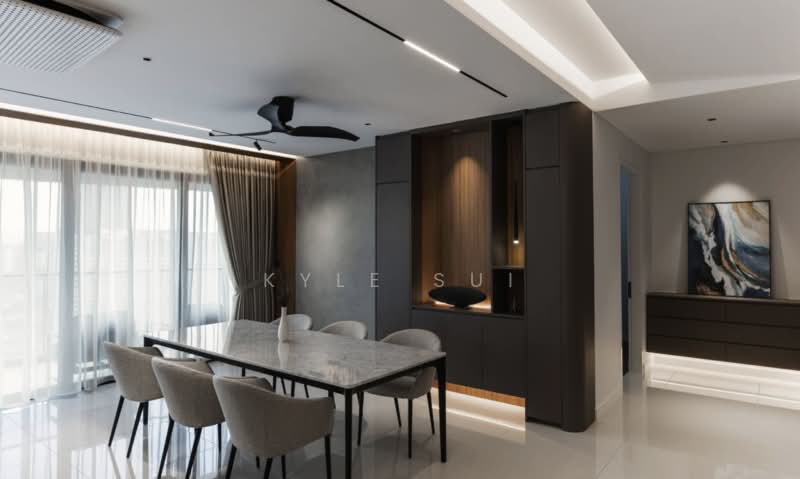 Service Residence for Sale at The Tropika - Kyle Sui - Dining Room - PropertyGuru.com.my