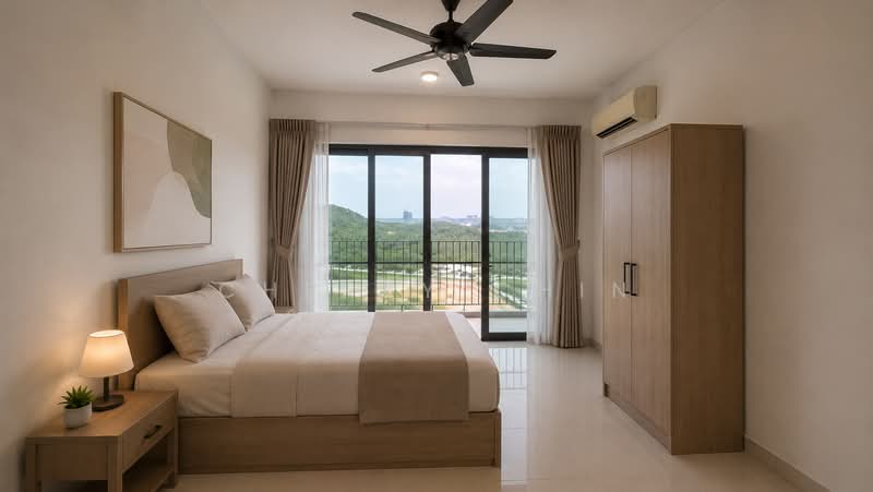 Servis Apartment untuk Disewa di Epic Residence - Cherry Chin - Medium Bedroom with Balcony - PropertyGuru.com.my