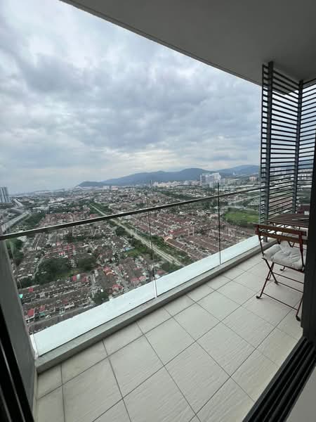 Service Residence for Sale at United Point (Residensi Berpadu) - Evan Chan - Balcony - PropertyGuru.com.my