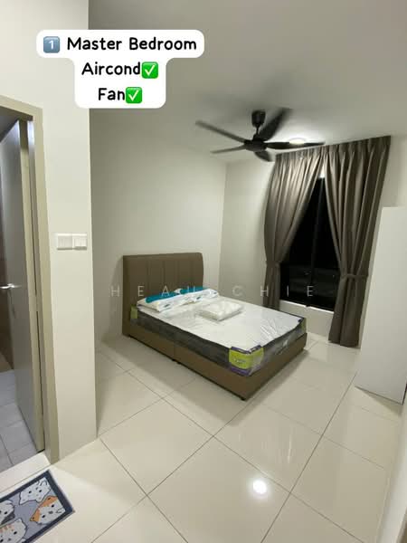 Servis Apartment untuk Disewa di Vivo Executive Apartment - Cheau Chie Ooi - Master Bedroom - PropertyGuru.com.my