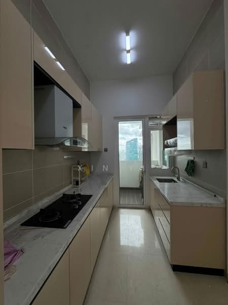 Service Residence for Sale at TriTower Residence @ Johor Bahru Sentral - Xin Yi - Kitchen - PropertyGuru.com.my
