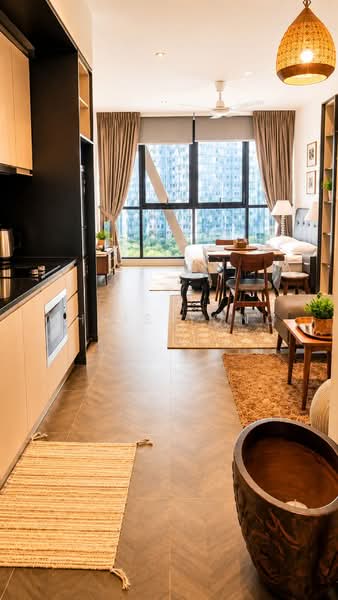 Servis Apartment untuk Disewa di Scarletz Suites @ KL City Centre - Chris Yong - Kitchen - PropertyGuru.com.my