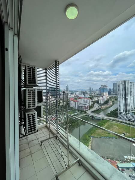 Service Residence for Rent at Southbank Residence - CK Chern - Balcony - PropertyGuru.com.my