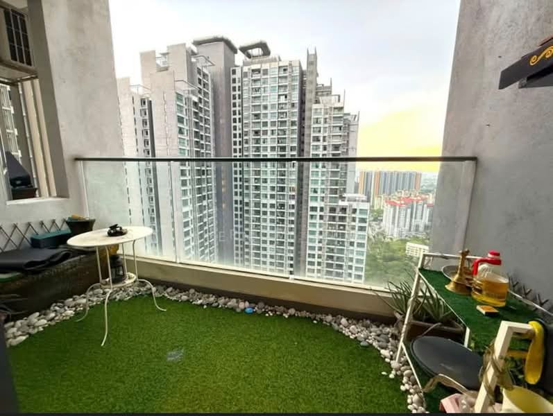 Service Residence for Sale at LakePark Residence @ KL North - Ken Lai - Balcony - PropertyGuru.com.my