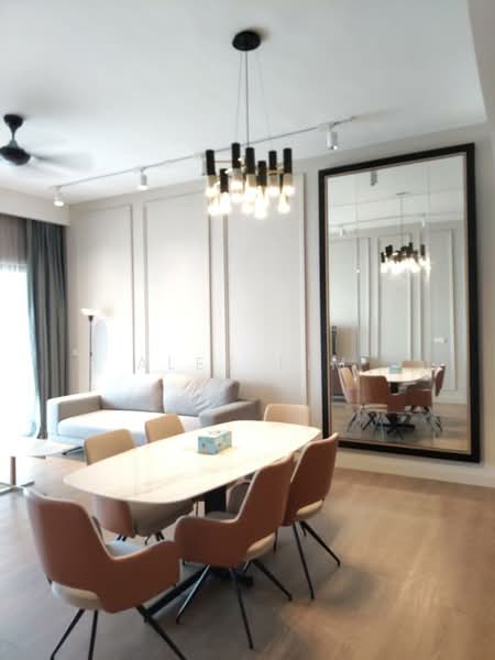 Service Residence for Rent at Straits Residences - Alex Lim - Living Room - PropertyGuru.com.my