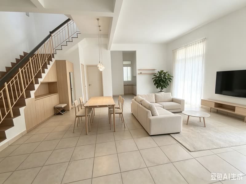 Rumah Teres 2.5-Tingkat untuk Dijual di Kota Kemuning (Shah Alam) - Chloe Tan - Living Room - PropertyGuru.com.my