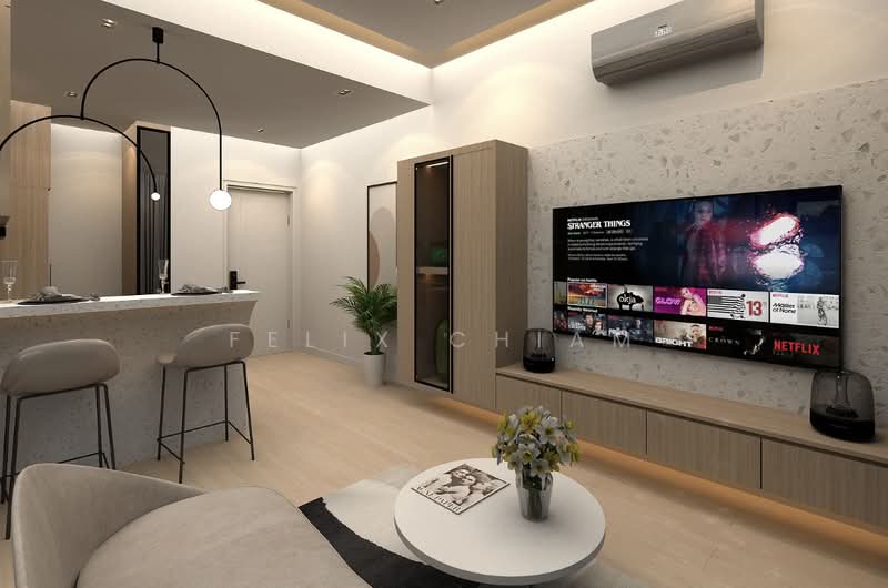 Kondominium untuk Dijual di The Fennel - Felix Chiam - Living Room - PropertyGuru.com.my