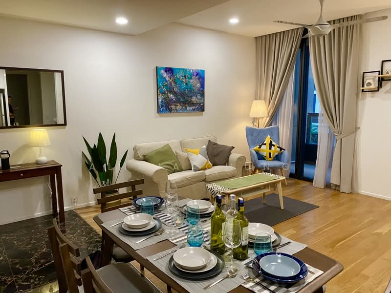 Servis Apartment untuk Disewa di Arcoris Residences - Alicia Chung - Living Room - PropertyGuru.com.my