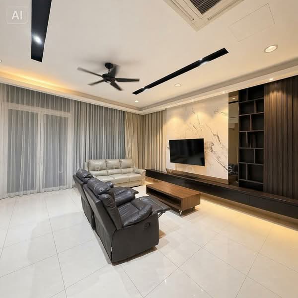 Semi-Detached House for Sale in Garden Residence (Cyberjaya) - Jared Wong - Living Room - PropertyGuru.com.my