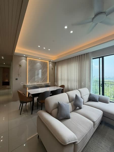 Service Residence for Rent at Gems Residences - Calvin Loke - Living Room - PropertyGuru.com.my
