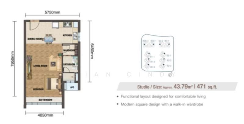 Pangsapuri untuk Disewa di R&F Princess Cove Phase 2-Seine Region - Ngian Cindy - PropertyGuru.com.my