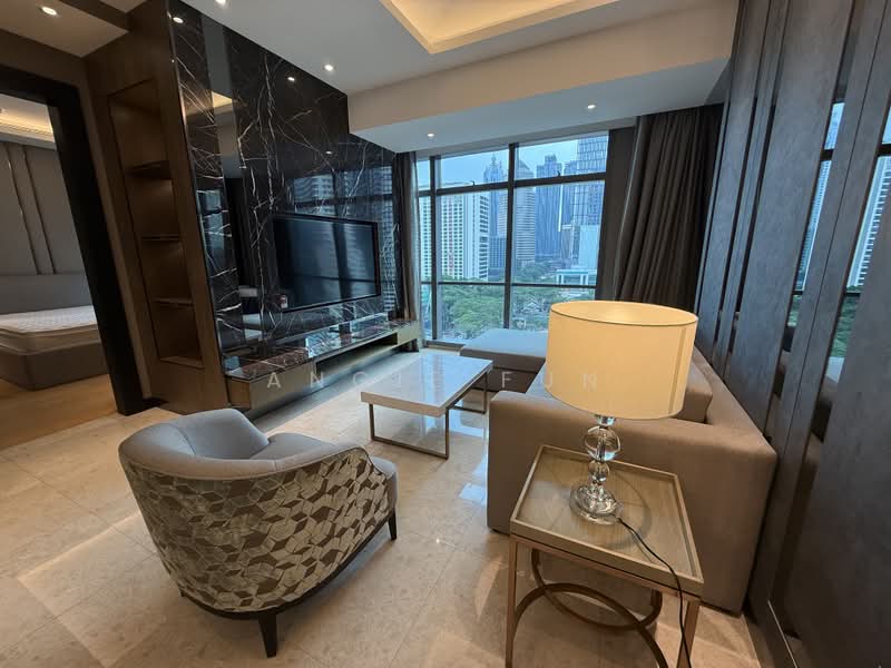 Servis Apartment untuk Disewa di The Ritz-Carlton Residences - Angie Fun - Living Room - PropertyGuru.com.my