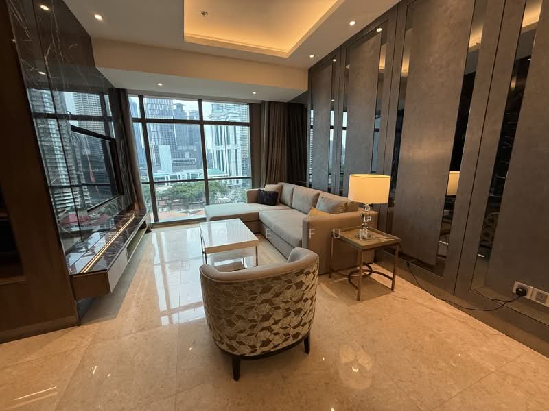 Servis Apartment untuk Disewa di The Ritz-Carlton Residences - Angie Fun - Living Room - PropertyGuru.com.my