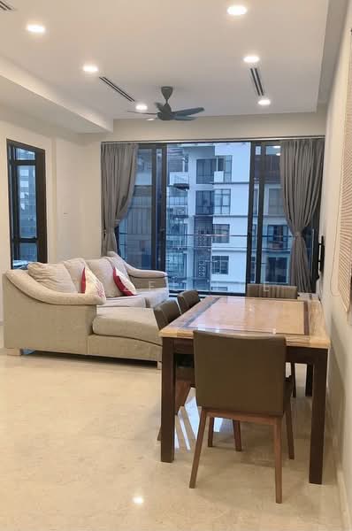 Service Residence for Sale at The Manor - Hazel Lee - Living Room - PropertyGuru.com.my