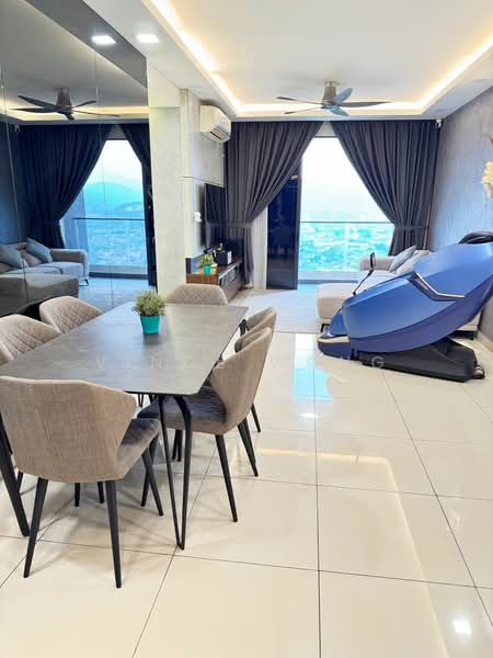 Kediaman Servis untuk Dijual di LakePark Residence @ KL North - Vince Wong - Living Room - PropertyGuru.com.my