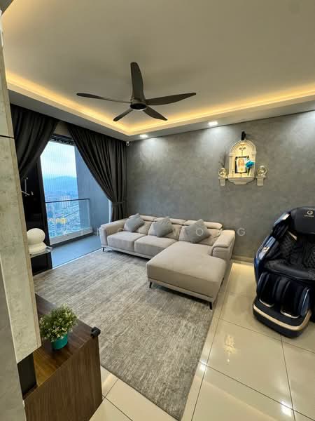 Kediaman Servis untuk Dijual di LakePark Residence @ KL North - Vince Wong - Living Room - PropertyGuru.com.my