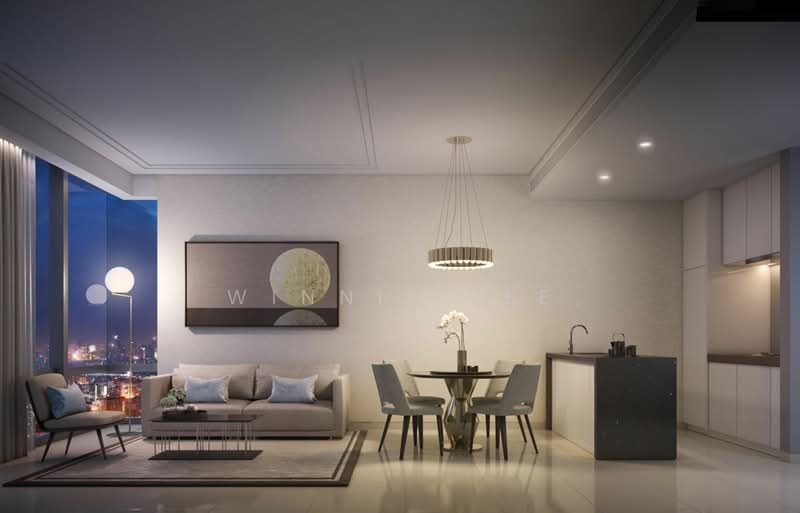 Servis Apartment untuk Disewa di Pavilion Damansara Heights, Windsor Suites - Winnie Lee - Living Room - PropertyGuru.com.my