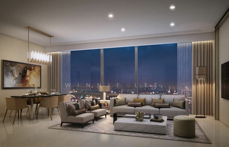 Servis Apartment untuk Disewa di Pavilion Damansara Heights, Windsor Suites - Winnie Lee - Living Room - PropertyGuru.com.my