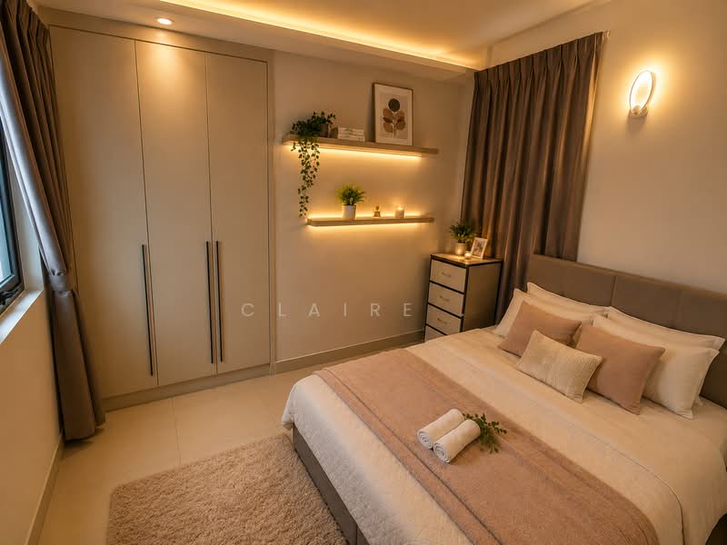 Service Residence for Sale at Sfera Residency - Claire . - Bedroom - PropertyGuru.com.my
