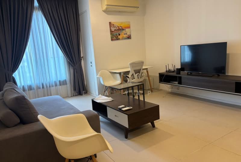 Servis Apartment untuk Disewa di Arcoris SOHO - Eva Yap - Living Room - PropertyGuru.com.my