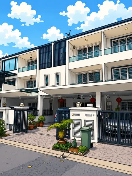 Rumah Teres 3 Tingkat untuk Dijual di Taman Taming Indah 2 (Bandar Sungai Long) - Steven Leong - PropertyGuru.com.my