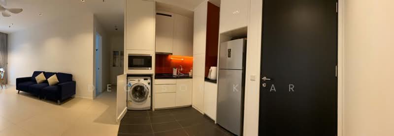 Servis Apartment untuk Disewa di Arcoris SOHO - Deckson Kuar - Living Room - PropertyGuru.com.my