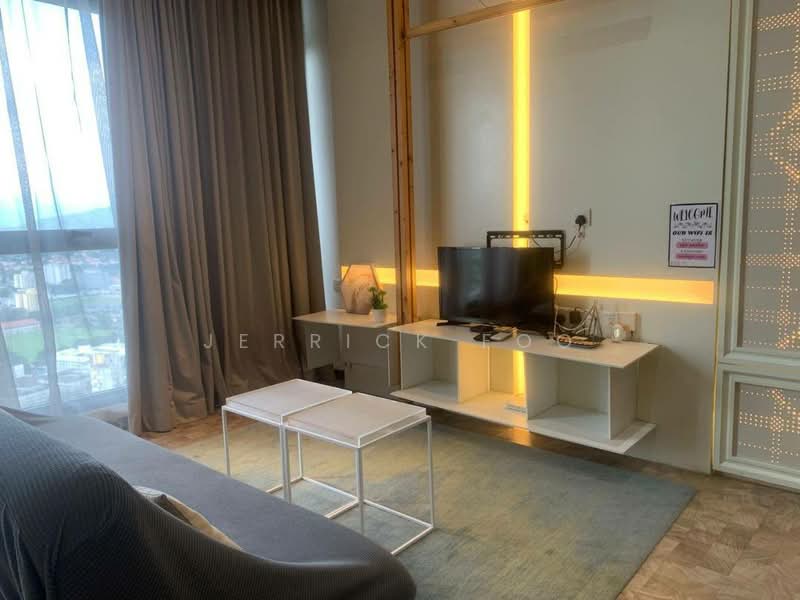 Service Residence for Sale at Expressionz Professional Suites - Jerrick Foo - Living Room - PropertyGuru.com.my