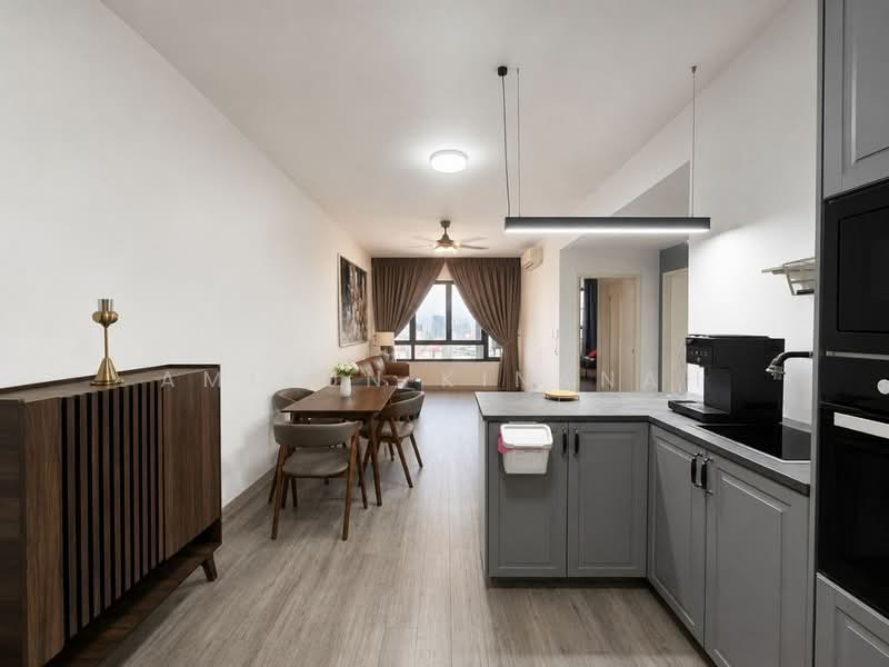 Servis Apartment untuk Disewa di Tuan Residency - Amirun Kinanah - Living Room - PropertyGuru.com.my