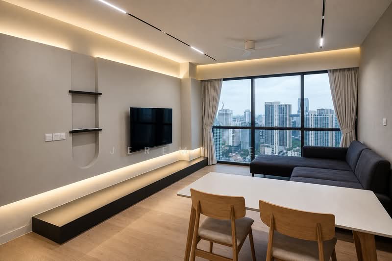 Service Residence for Rent at TRX Residences - Jeremy Lee - Living Room - PropertyGuru.com.my