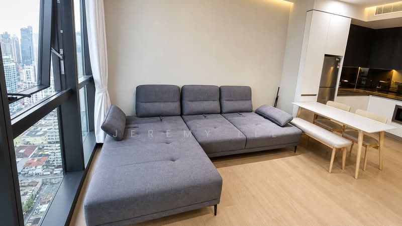 Service Residence for Rent at TRX Residences - Jeremy Lee - Living Room - PropertyGuru.com.my