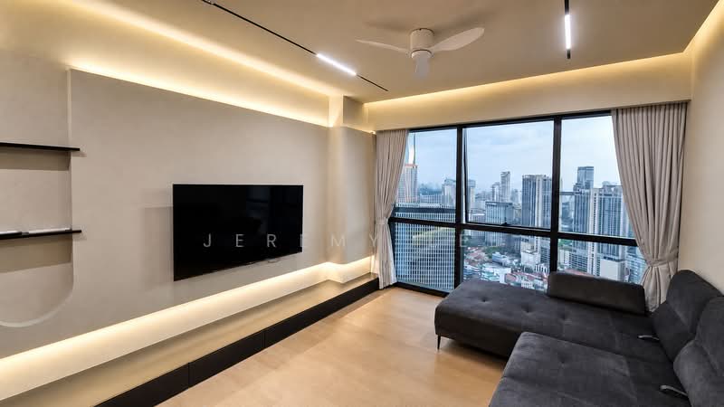 Service Residence for Rent at TRX Residences - Jeremy Lee - Living Room - PropertyGuru.com.my