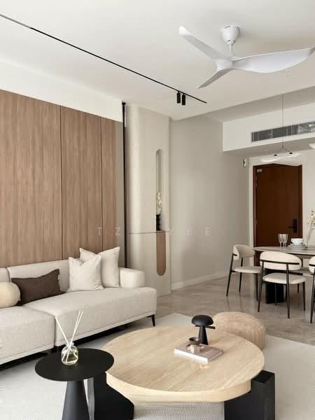 Kediaman Servis untuk Disewa di TRX Residences - TZE YEE - Living Room - PropertyGuru.com.my