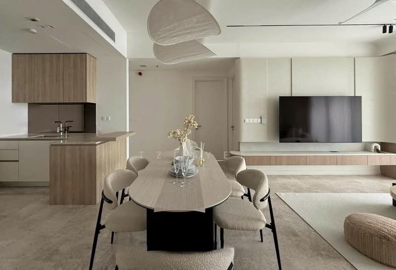 Kediaman Servis untuk Disewa di TRX Residences - TZE YEE - Living Room - PropertyGuru.com.my