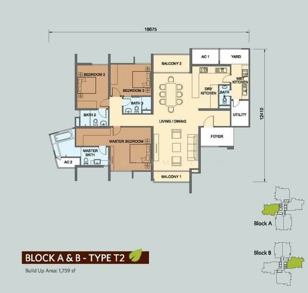 Kondominium untuk Disewa di Seri Riana Residence - Joachim Lim - PropertyGuru.com.my