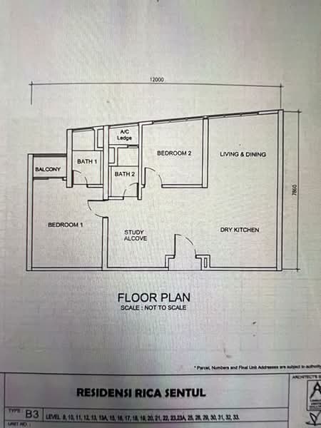 Service Residence for Sale at Rica Residence - Johnny Pua - PropertyGuru.com.my