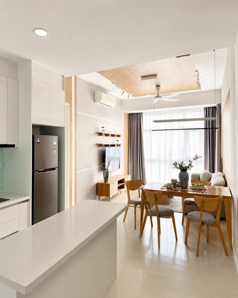 Servis Apartment untuk Disewa di Met 1 Residences - Ng KL - Living Room - PropertyGuru.com.my