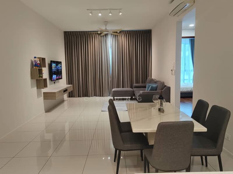 Kondominium untuk Disewa di Queens Residences Q1 @ Queens Waterfront - CS Ung - Living Room - PropertyGuru.com.my