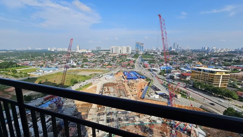 Service Residence for Rent at One 49 Residence - Grace Ee - Balcony view - PropertyGuru.com.my