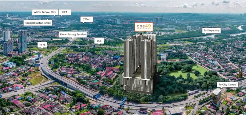 Service Residence for Rent at One 49 Residence - Grace Ee - Panoramic view - PropertyGuru.com.my