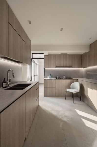 Servis Apartment untuk Dijual di Twin Tower Residence - Dennis Lee - Kitchen - PropertyGuru.com.my